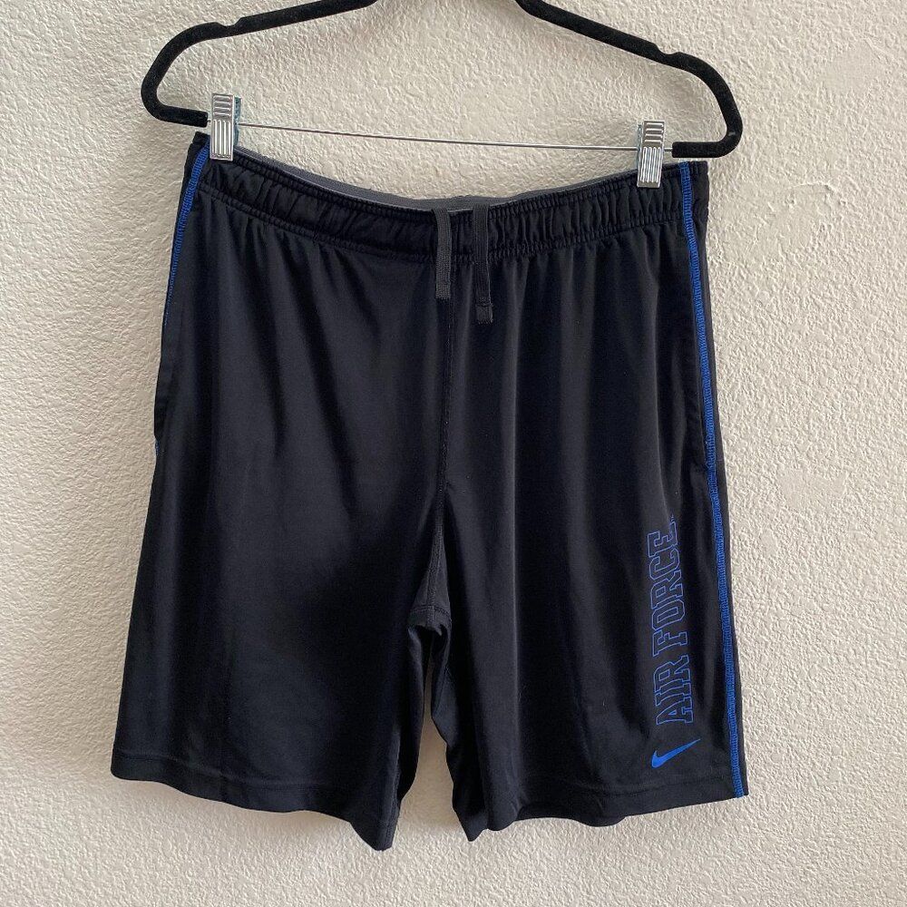 Air Force Falcons Nike DRI-FIT Athletic Shorts Black Medium Athletic Workout
